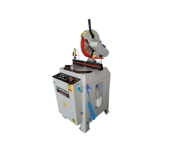 Mașină Debitat Profil ALM&PVC cu Racire 400mm - EN431 / PLASTMACH