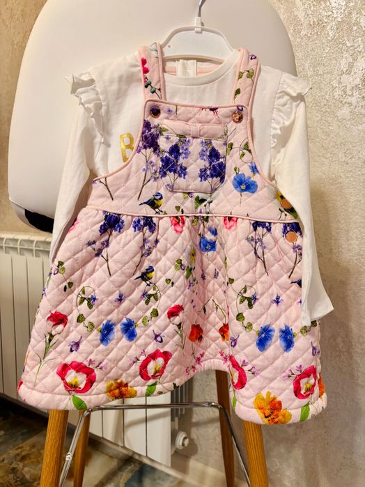 Бебешка рокличка+буйки Ted Baker 9-12м.