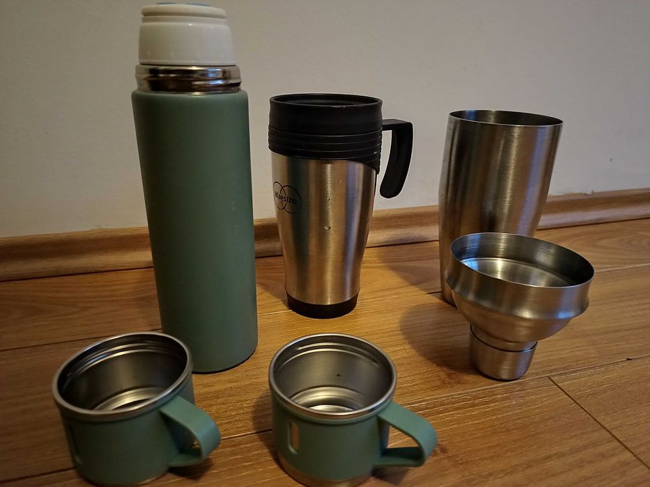 3 recipiente: 2 /Termosu uri+ Shaker Inox/ termosuri