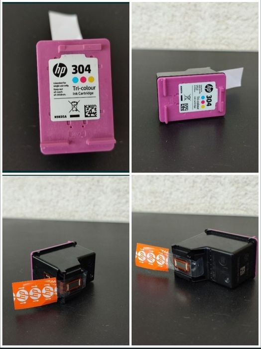 cartus hp 304 364 363 28 350 imprimanta color yellow cyan black