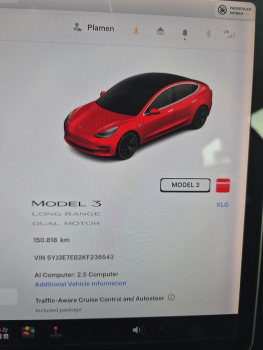 Tesla 3 Dual Motor Long Range