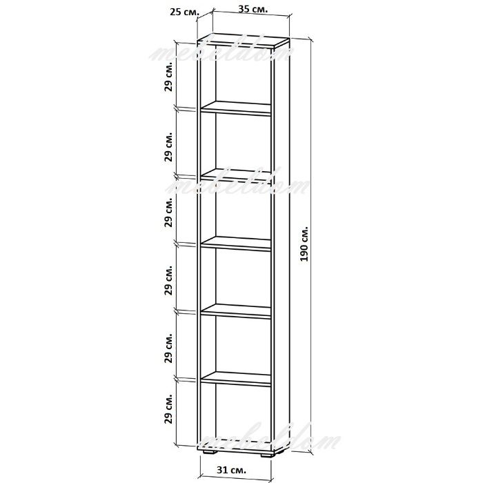 Етажерка,стелаж,библиотека(код-0686)