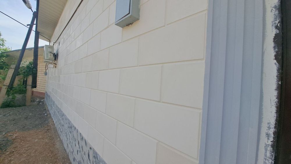 Термо Травертин фасад