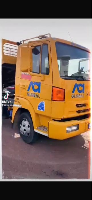 Nissan iveco atleon platforma hidraulica cu furculita si troliu