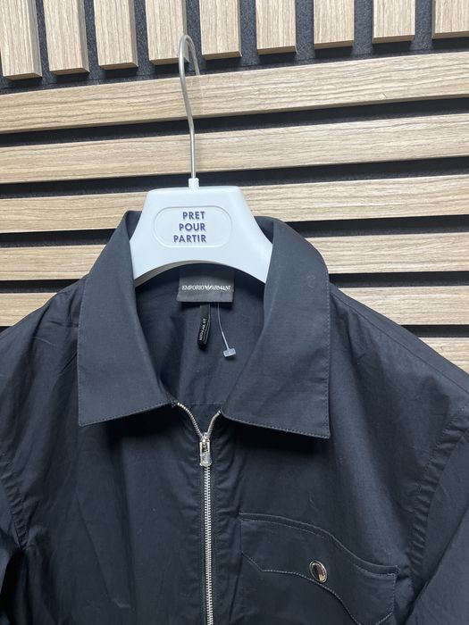 Emporio Armani : Stretch Cotton Loose Fit Zipper - НОВА S / Оригинал