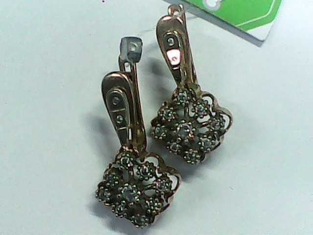 Золотые серьги 6,3гр