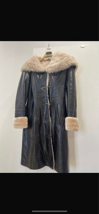Продам зимнюю кожанный