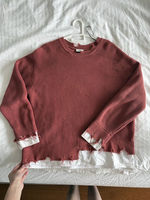 Свитер Lime с двойным эффектом