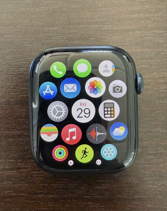Смарт часовник Apple Watch 9, 45 мм, Midnight Aluminium Case