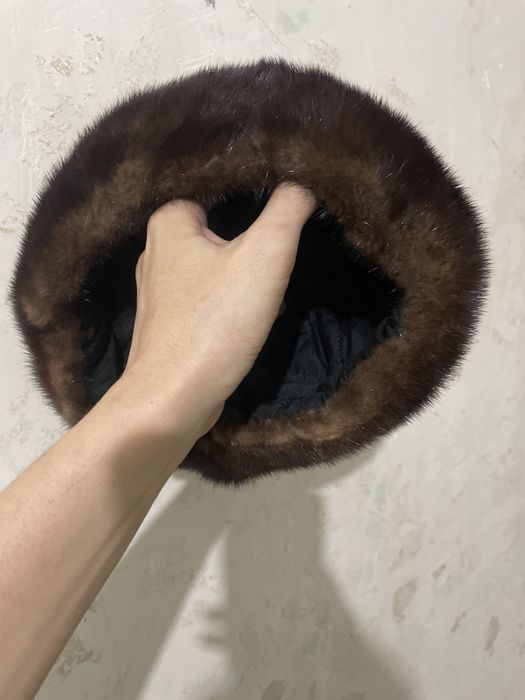 Шапка норковая женская