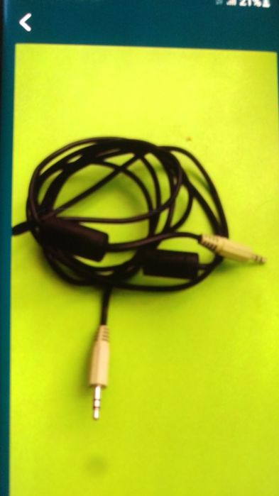 Cablu stereo negru nou