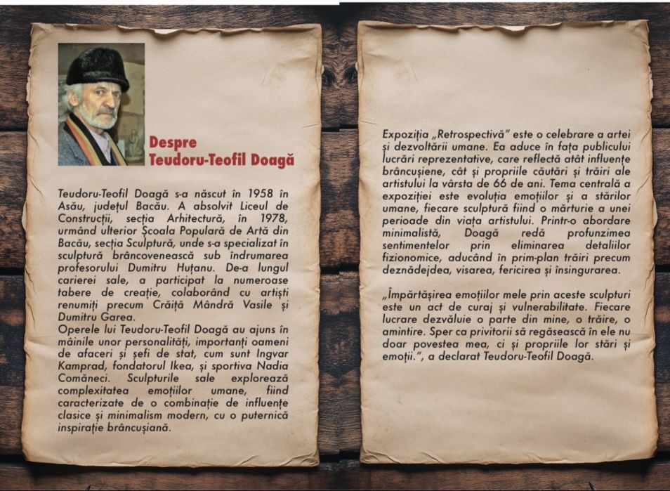 Tinerete II - Sculltura lemn Teudoru-Teofil DOAGA