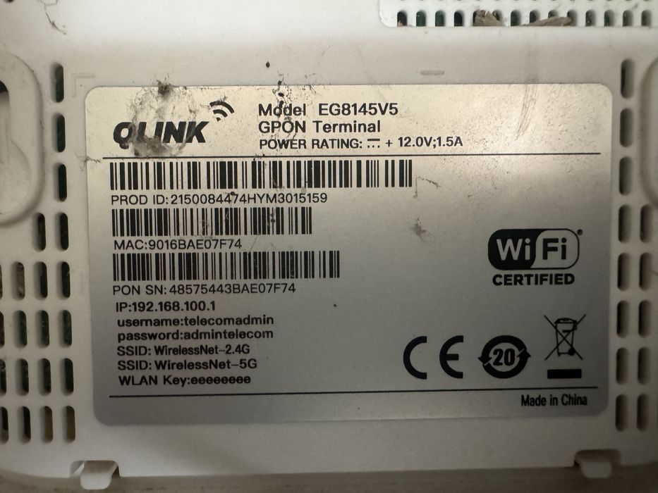 Wi fi qilnik 5-g modem