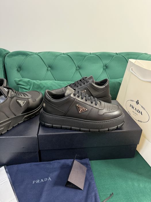 Adidasi Prada piele naturala 100% Full Box colectie noua