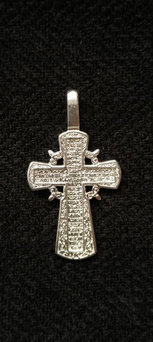 Цепь крест кольцо