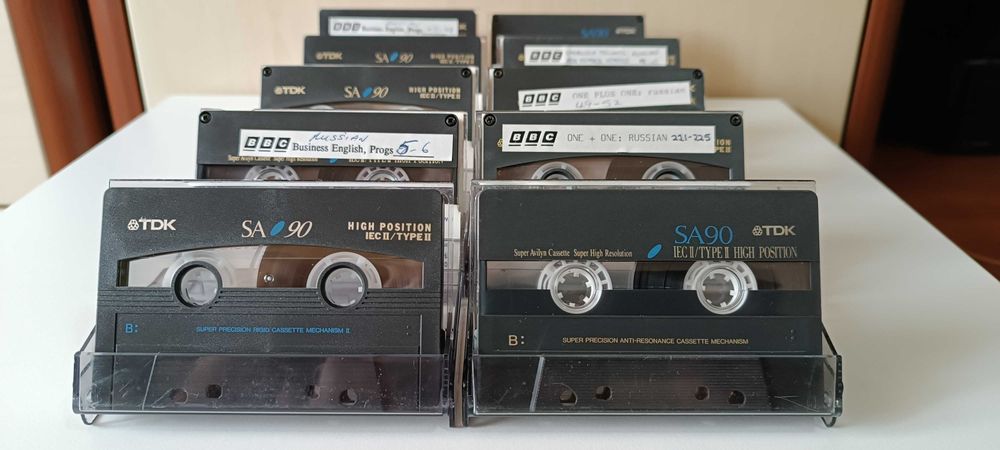 аудио кассеты TDK CA-90 хром для перезаписи