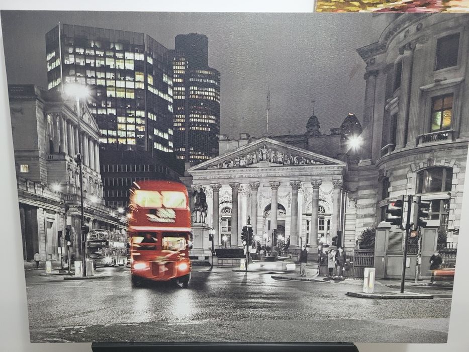 Tablou Elsa 80 x 60 cm, tablou autobuz londonez , ambele noi