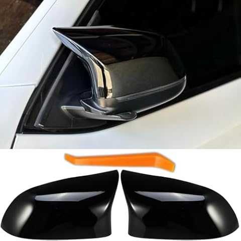 Set capace oglinzi negru lucios Bmw M F15 F16 F25 F26 x5 x3 x6 x4 Lci