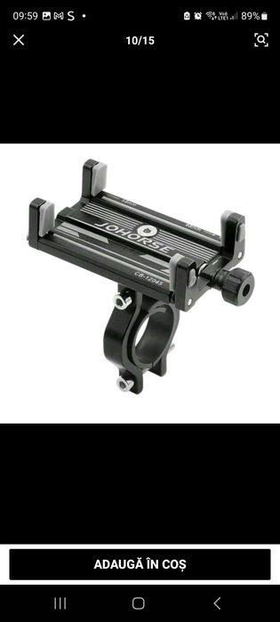 Suport telefon GUB G-81 metalic pentru bicicletă / trotinetă/ scuter