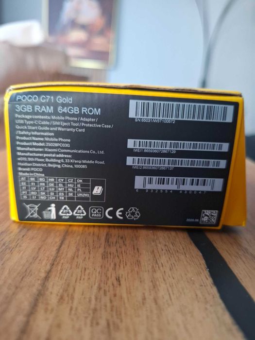 Xiaomi POCO C71 4G LTE (3GB+64GB) 6.88" 120Hz Display 32MP