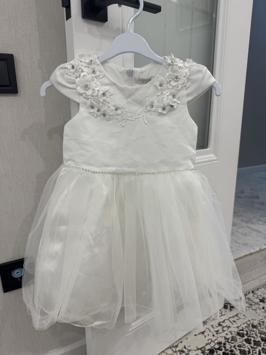 Эльза платья Белый платье детский б/у