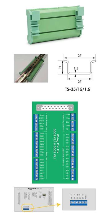 Kit Controler CNC 3/4 Axe DDCS4.1 + Telecomanda Control Extern