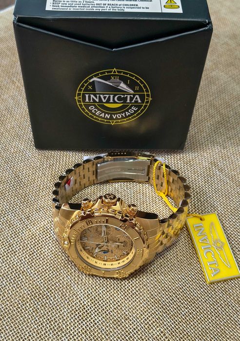Ceas Invicta Reserve Gold Dial Chronograph IN-50993-Barbati