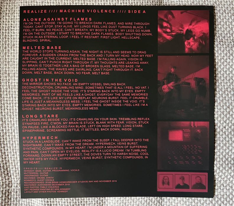 Виниловая пластинка гр. “REALIZE”