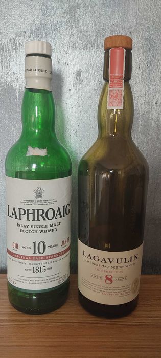 Бутилки от уиски със и без кутии