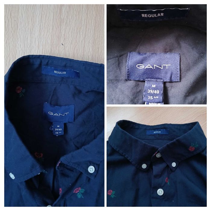 La Martina - L, Boss - M, Gant - M, Calvin Klein -S ризи