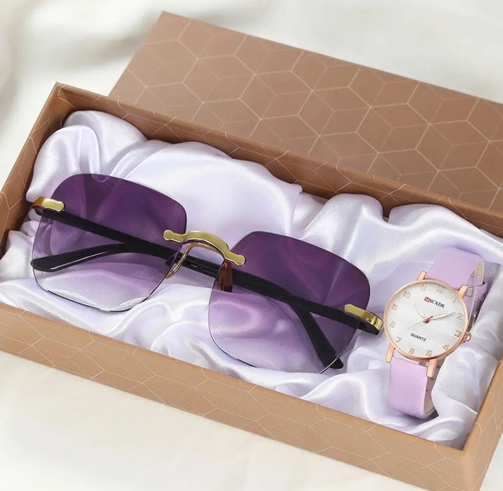 Часы с очками комплект