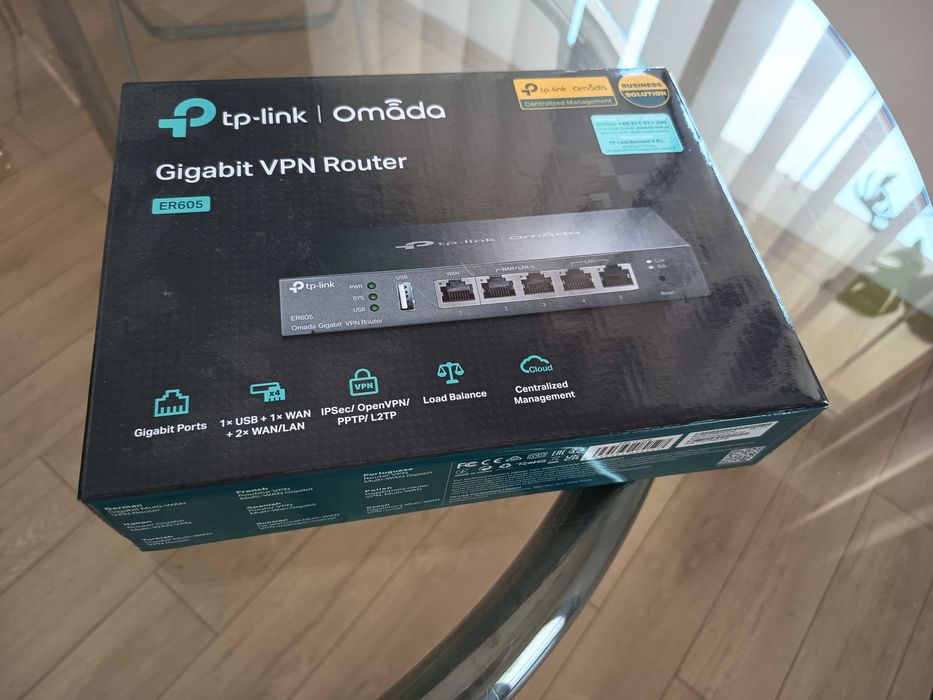 Routere TP-Link: 2x ER605 v2 (Omada VPN) + Archer AX73 (Wi-Fi 6 AX5400)