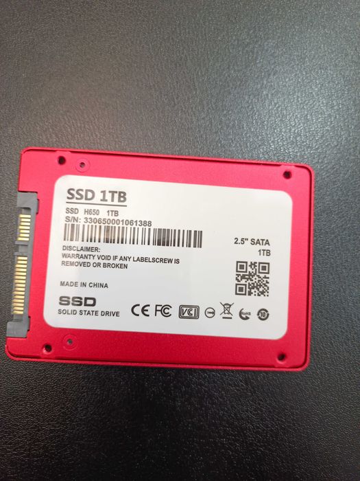 SSD 1TB 2.5” SATA (H650)