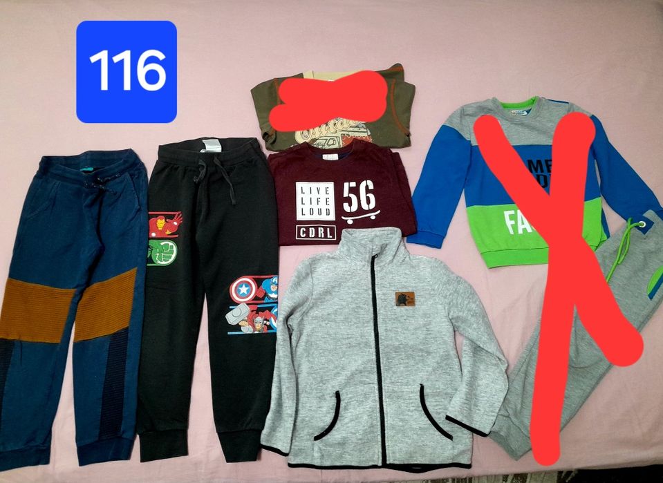 Детски комплекти, блузки 5-6г.