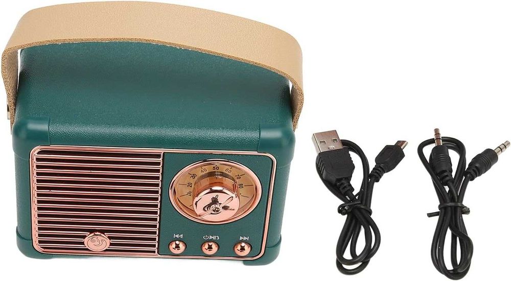 Ретро Bluetooth високоговорител, 360-градусов