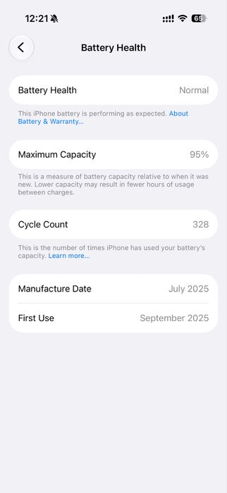 Iphone 16 pro 128Gb 95%