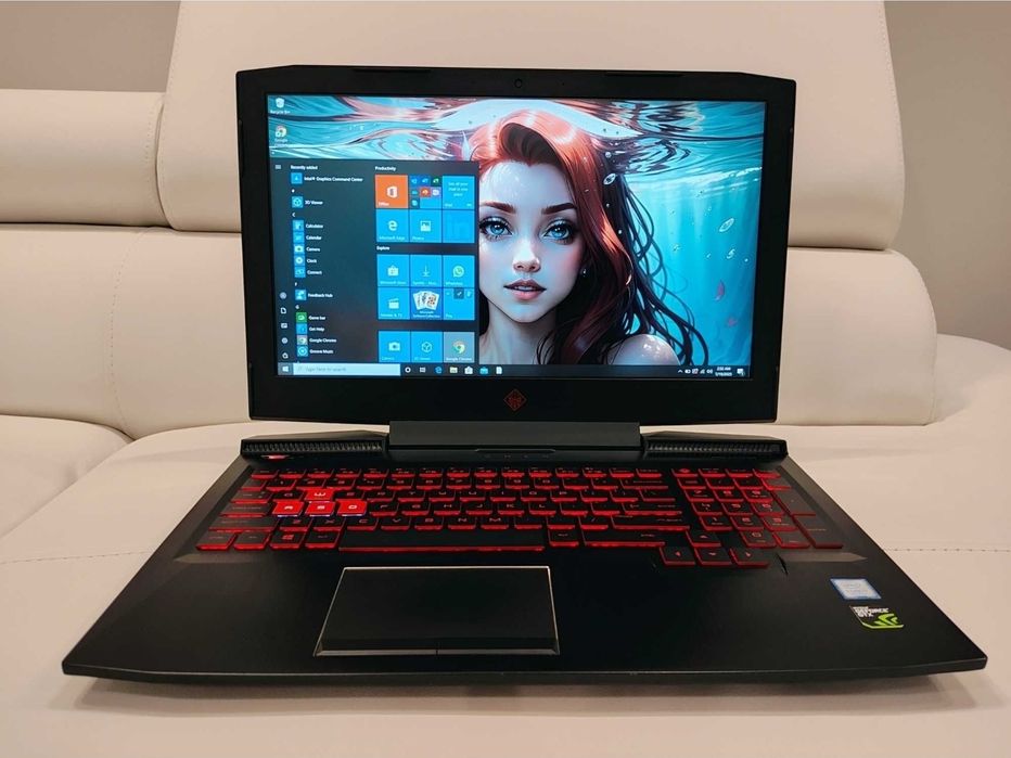 HP Omen Gaming i7 optacore, 16gb RAM, SSD 480gb, video 6GB GTX