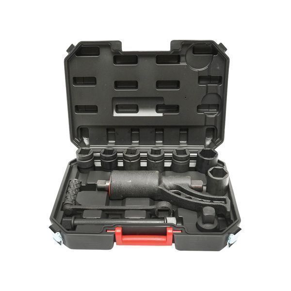 Ключ за разхлабване на колела на камион с редуктор 2 скорости с вложки