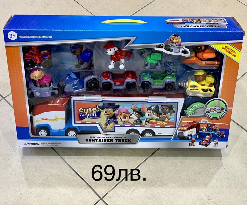 Пес патрул автобус писта/Paw patrol camper/Пес патрул0322/Фигури пес