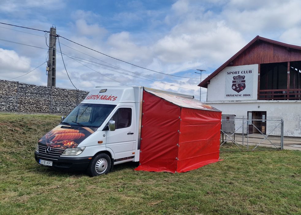 Food Truck Sprinter AFACERE LA CHEIE Kurtos Kalacs AutoRulota Comerț