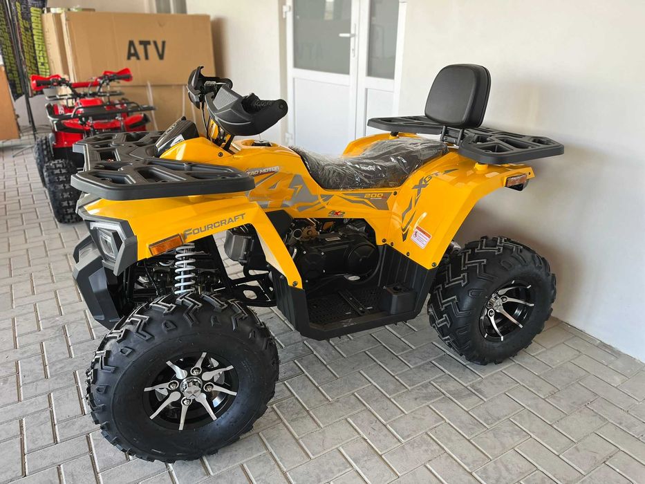 Atv 200cc Tao Shark Fourcraft 4T benzina 10" Galben