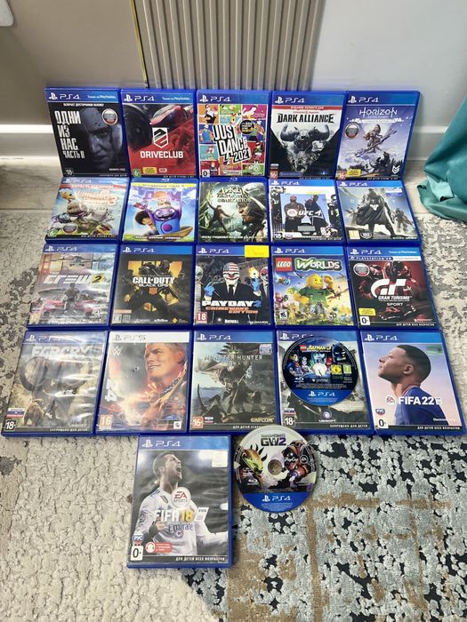 Диски на PS 4/5 по низкой цене