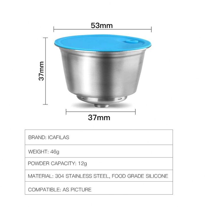 Комплект многократни метални капсули за Dolce Gusto