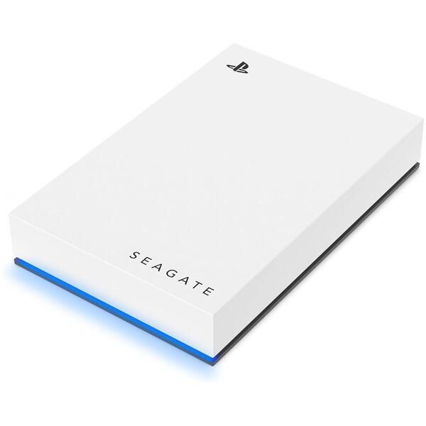 HDD Extern Seagate Game Drive pentru PS5/PS4, 5TB, USB 3.0, Alb