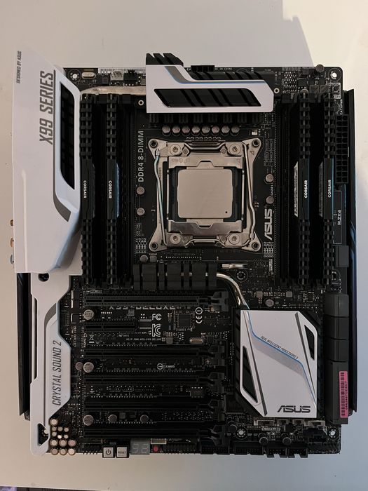 Kit Placa de baza ASUS X99 Deluxe + i7 5820K + 32gb RAM DDR4 Corsair