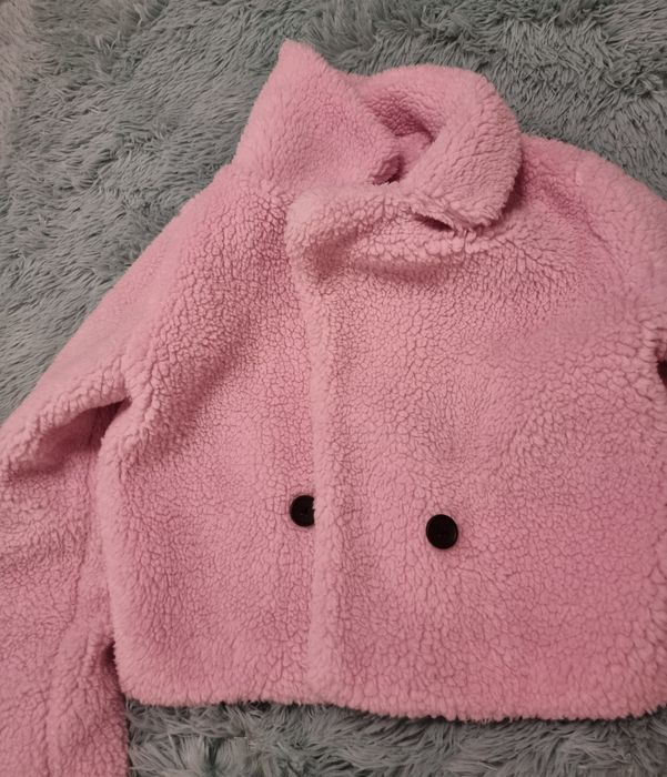 Пухкаво Теди палто късо яке