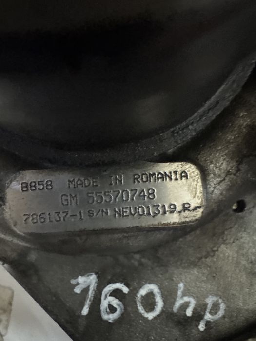 Турбина Опел инсигниа 2.0 д 160 кс turbo Opel Insignia 2,0 d 160hp