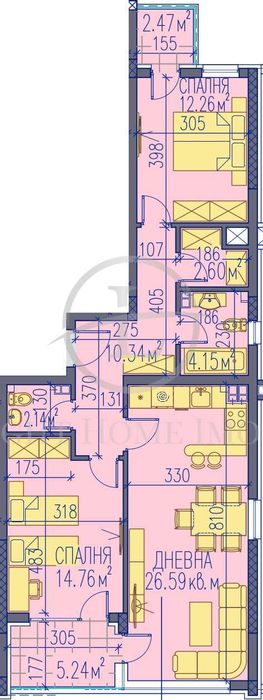 Реф. 1749 Тристаен просторен апартамент АКТ 14 / Каменица 2
