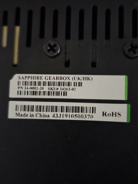 Gearbox Sapphire ,egpu thunderbolt 3