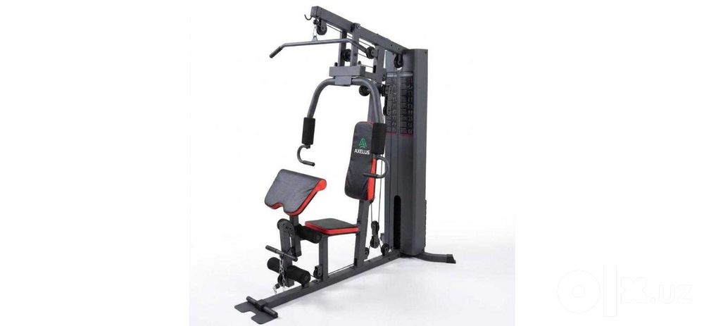 Силовой тренажёр AXELUS AX-7204, груз 45 кг, до 120 кг